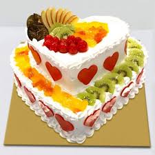 Vanilla Fruits Cake